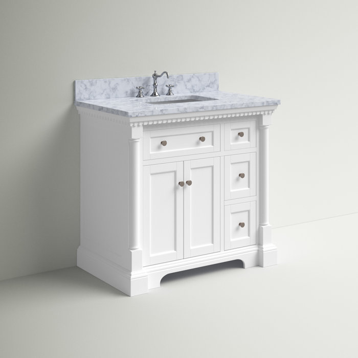 Three Posts™ Myron 36'' Freestanding Single Bathroom Vanity with
